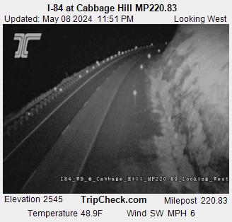 I-84 at Cabbage Hill MP220.83